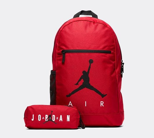 Jordan Air Backpack With Pencil Case | Gym Red | Footasylum