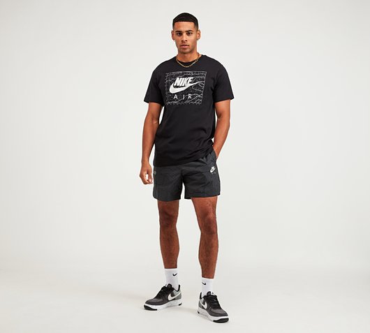 Nike Air HBR Co-Ord T-Shirt | Black 
