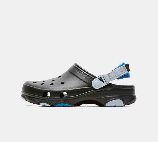 blue black crocs