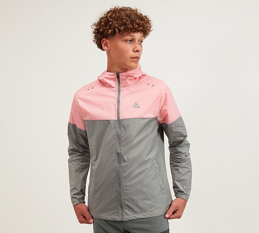 Pink best sale gray jacket