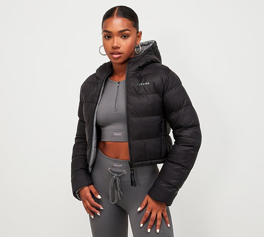 Forena Womens Fallon Reversible Hooded 