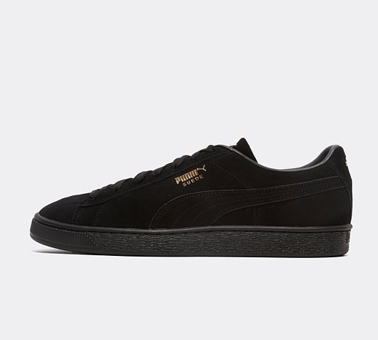 Puma Suede Classic Trainer | Black / Black | Footasylum