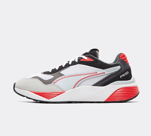 Puma RS Metric Trainer | White / High Risk Red | Footasylum