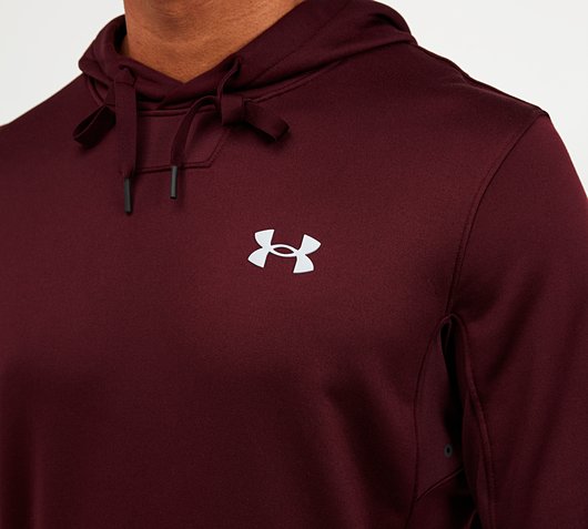 maroon under armour pullover
