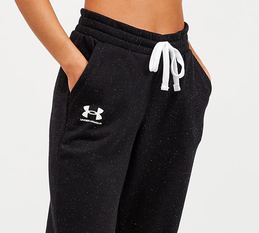 women's ua rival fleece shine joggers