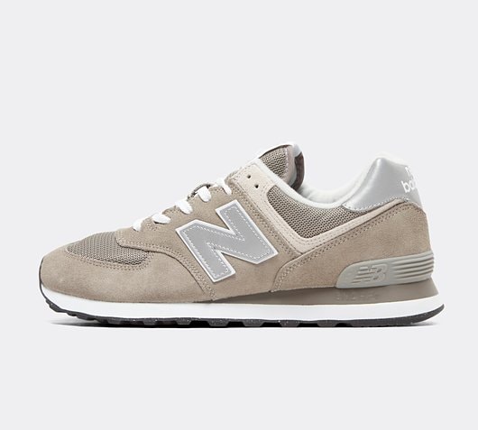 New Balance 574 Core Trainer | Grey / Silver / White | Footasylum