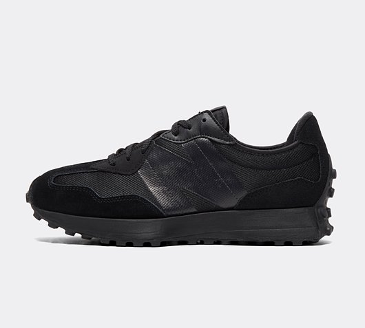 New Balance 327 Trainer | Triple Black | Footasylum