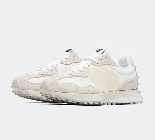 New Balance Womens W327 Trainer | Sea Salt / Beige / Cream | Footasylum