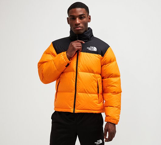 The North Face 1996 Retro Nuptse Jacket | Cone Orange | Footasylum