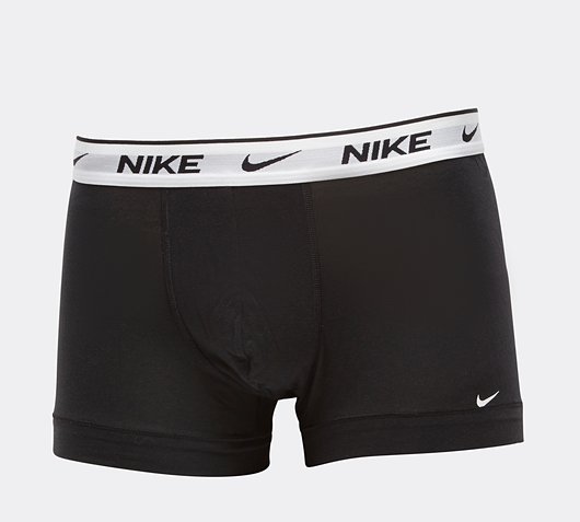 Nike 3 Pack Waistband Trunk Boxer | Black / White / White / White ...