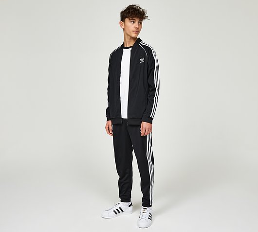 adidas Originals Junior Track Top | Black / Footasylum