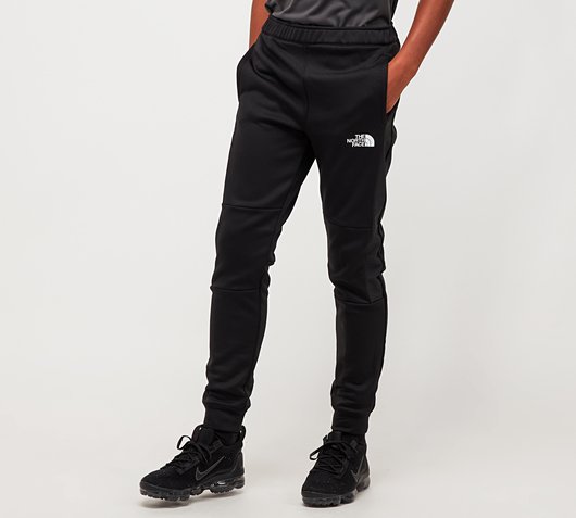 north face junior joggers black
