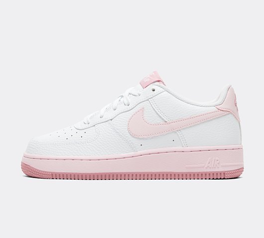 pink & white air forces