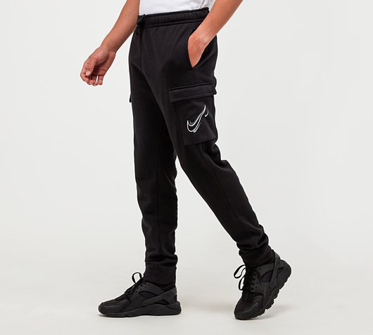 nike cargo black joggers