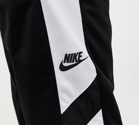 nike tribute poly tracksuit in black