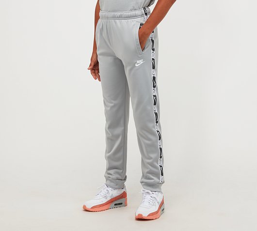 nike repeat tape poly pant grey