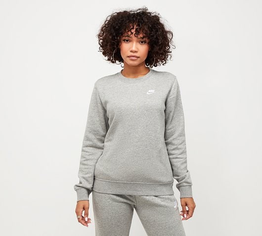 Grey nike jumper womens sale