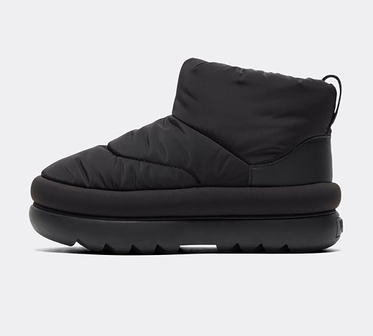 Ugg Womens Classic Maxi Mini Boot | Black | Footasylum