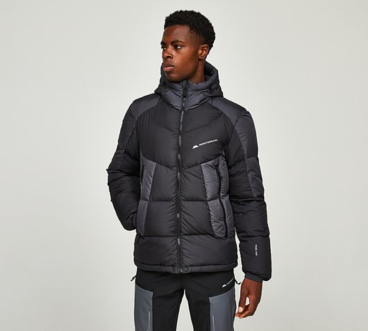 Monterrain Explorer Down Puffer Jacket | Black / Reflective | Footasylum