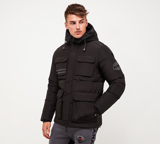 Zavetti Canada Aylmer Puffer Fur Hooded 