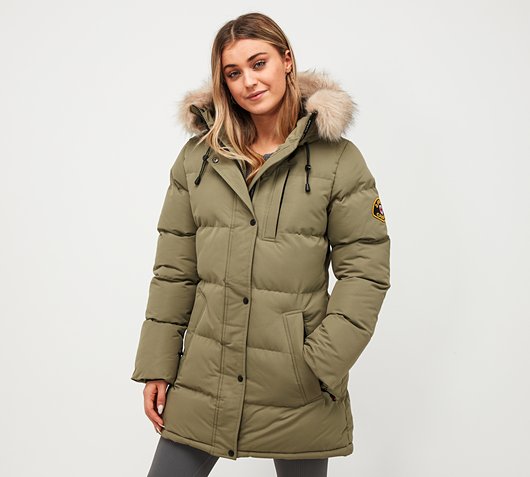 Womens Goshawa Puffer Parka Jacket
