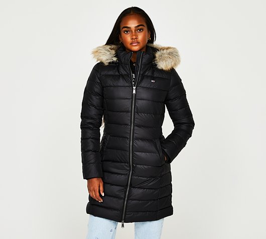 Womens Essential Longline Down Jacket