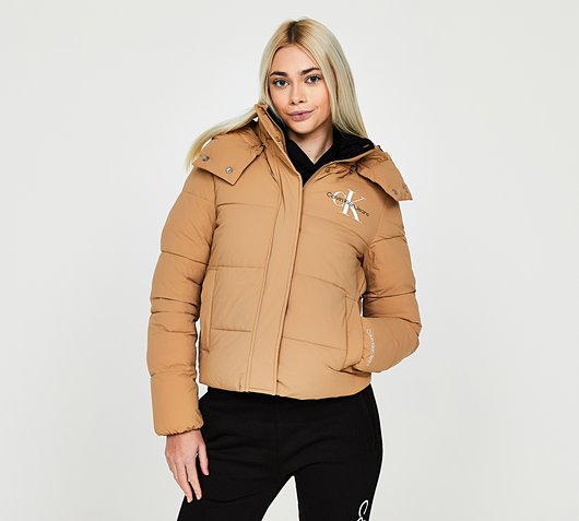 Womens Recycled Polyester Short Puffer Jacket