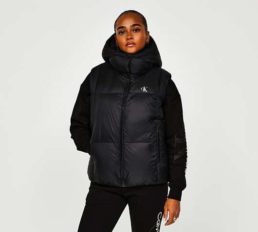 Calvin Klein Jeans Womens Recycled Down Gilet | Black | Footasylum