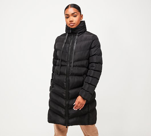 French Connection Womens Padded Jacket - Black - Size - XXS