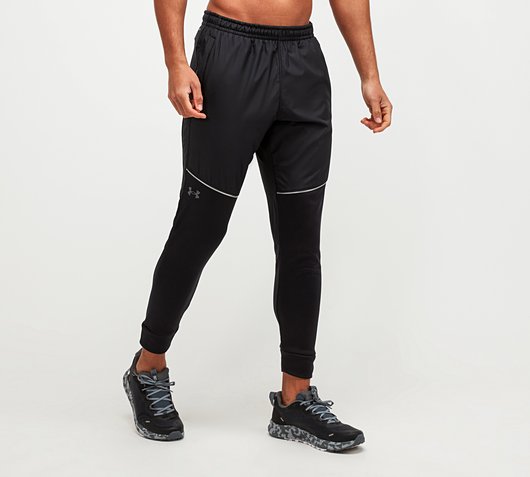 Under Armour Armour Winterised Fleece Pant | Black / Pitch Grey ...