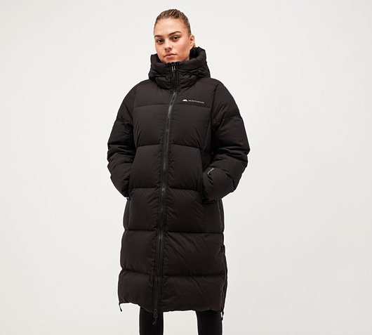 Monterrain Womens Horizon Longline Puffer Jacket | Black | Footasylum