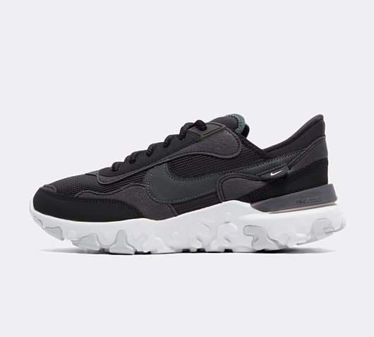 Nike Womens React Revision Trainer | Black / Anthracite / White ...