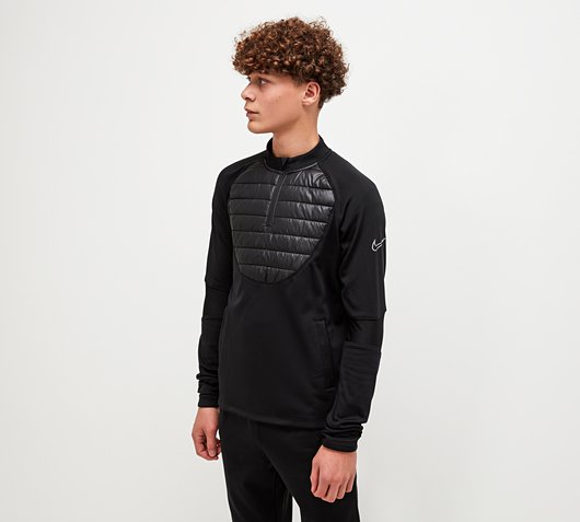 Nike Junior Therma-FIT Academy Winter Warrior Drill Top | Black | Footasylum