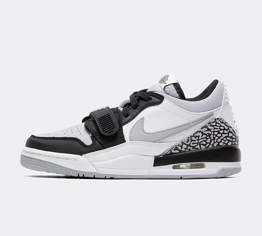 Jordan Junior Legacy 312 Trainer | White / Black / Wolf Grey | Footasylum