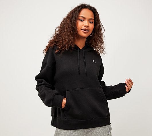 Jordan Womens Essential Fleece Hoodie | Black | Footasylum