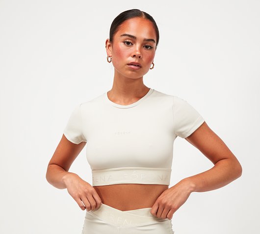 Womens Delilah Poly Crop Top