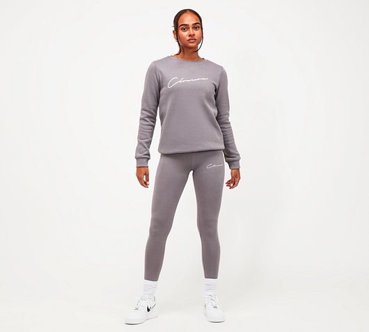 Womens Signature Crew Sweatshirt and Leggings Set