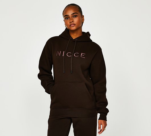 Nicce Womens Mercury Hoodie | Terra Brown | Footasylum