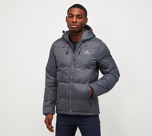 Alpyrex Pinnacle Puffer Jacket - Grey | APX 14 - GRY | FOOTY.COM