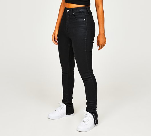 Womens High Rise Super Skinny Denim Jean