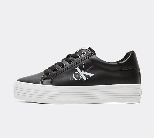 Calvin Klein - Womens Vulcanised Platform Low Trainer