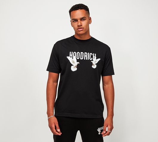 Hoodrich Take Flight T-Shirt | Black / White / Illuminating | Footasylum