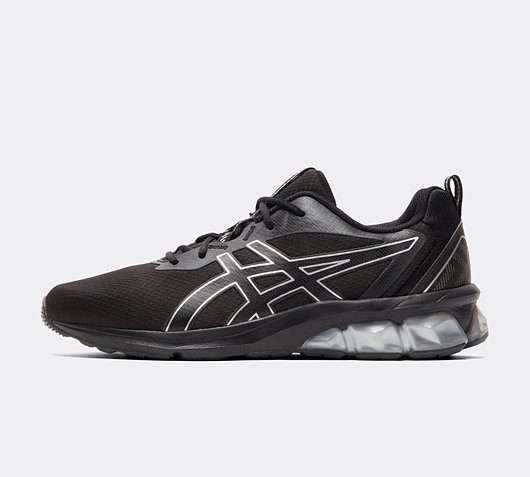 Asics Gel Quantum 90 Trainer | Black / Pure Silver | Footasylum