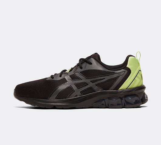 Asics Gel Quantum 90 Trainer Black Steel Grey Footasylum
