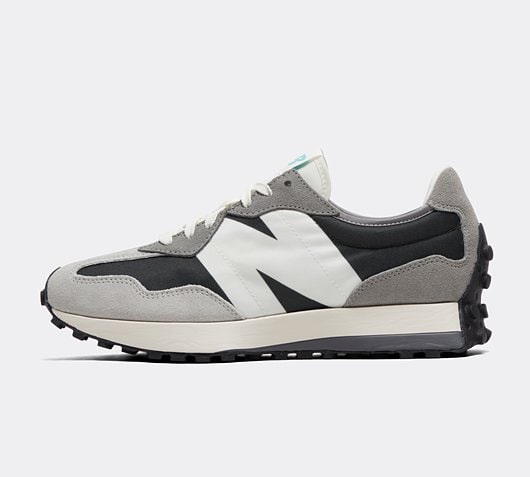 New Balance 327 Trainer | Grey / White / Grey | Footasylum