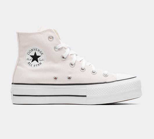 Converse Womens Chuck Taylor All Star Lift Hi Trainer | Decade Pink / White  / Black | Footasylum