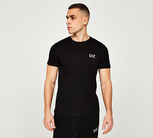 EA7 Train Core ID T-Shirt | Black / White | Footasylum