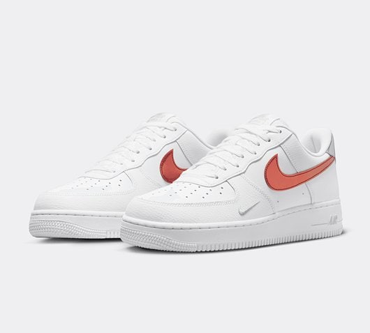 red and white nike air force 1 low