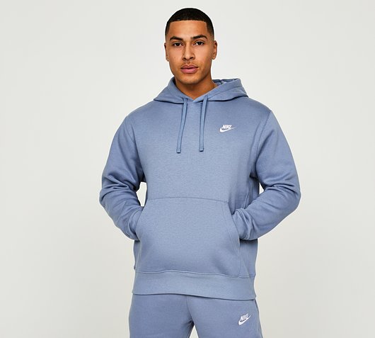 Nike Club Overhead Hoodie | Ashen Slate | Footasylum