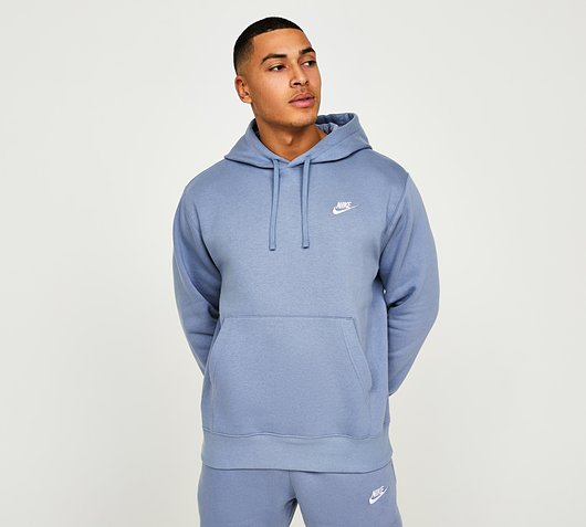 Nike Club Overhead Hoodie | Ashen Slate | Footasylum